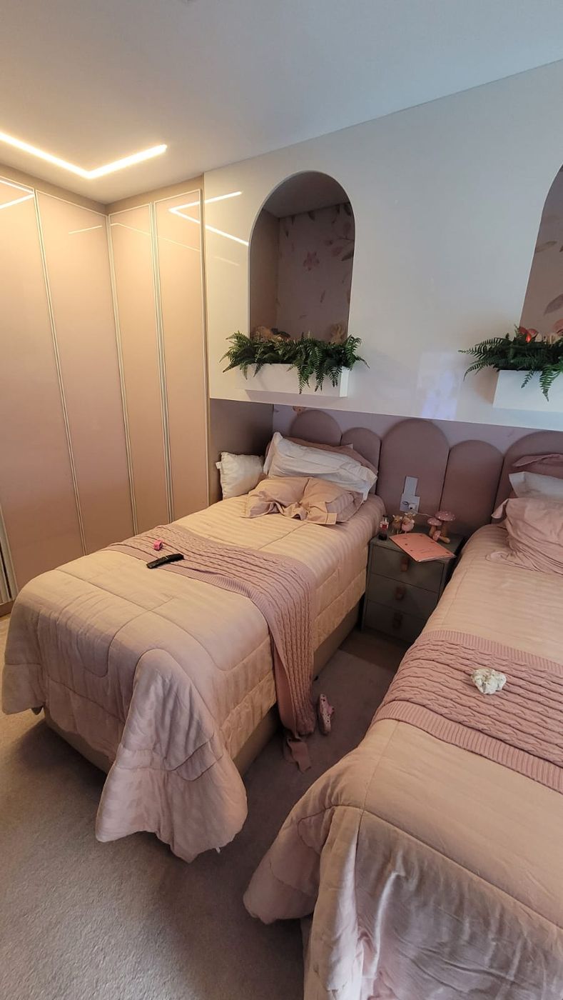 Quarto infantil: Dormitório para irmãs